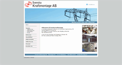 Desktop Screenshot of kraftmontage.se