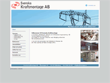 Tablet Screenshot of kraftmontage.se